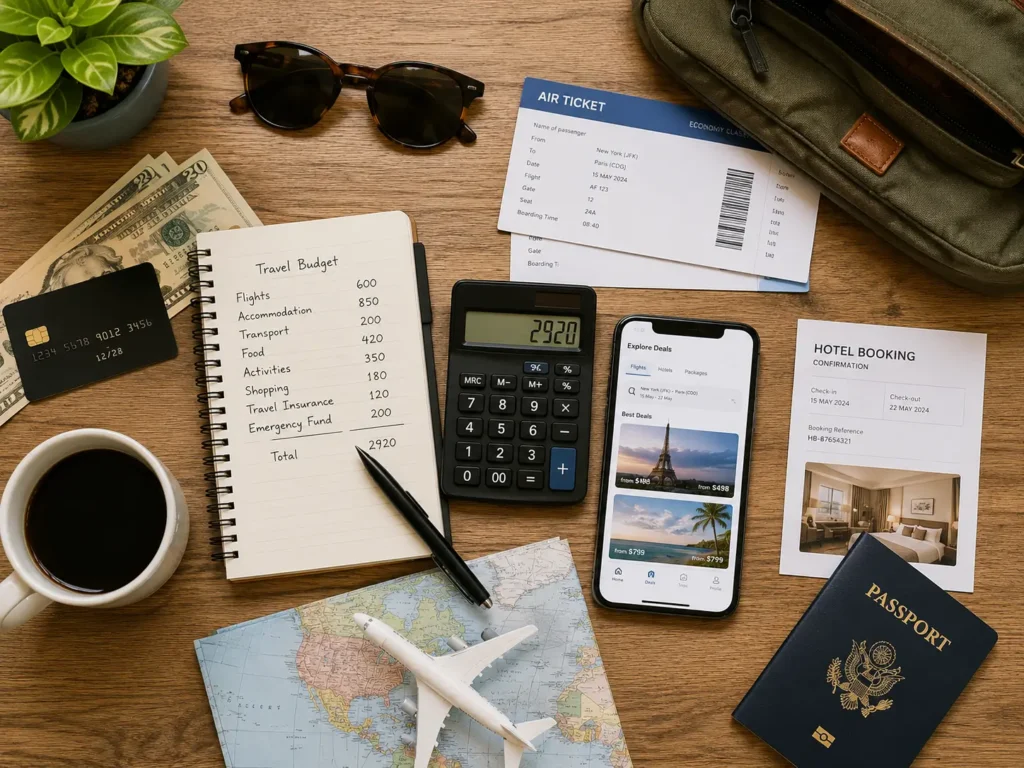 Travel budget planning to travel more while spending less